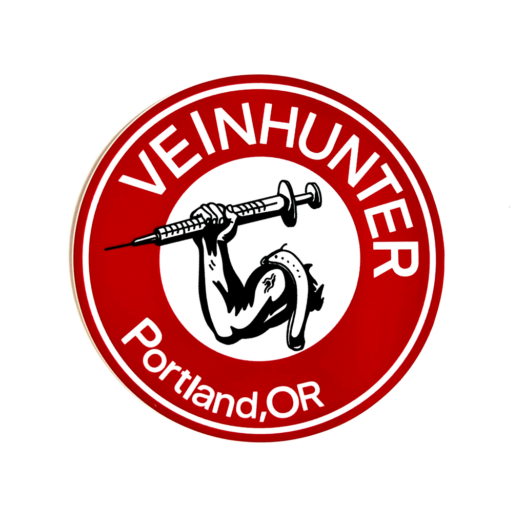 Vein Hunter Vinyl Sticker